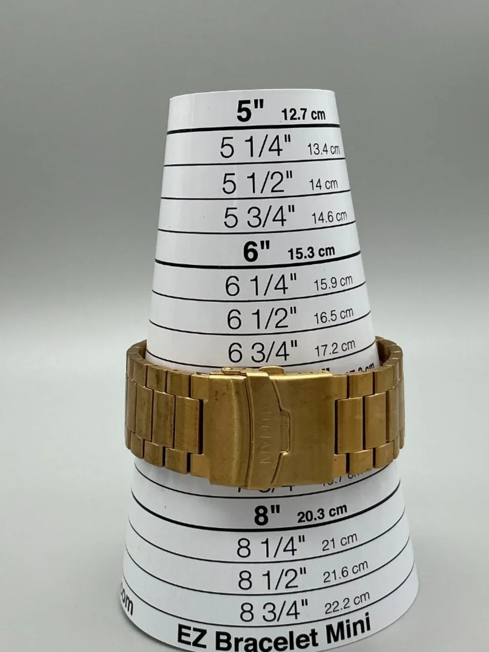 MVMT Element Atomic Gold Mens Watch 44mm Chronograph Gold Tone 7.5